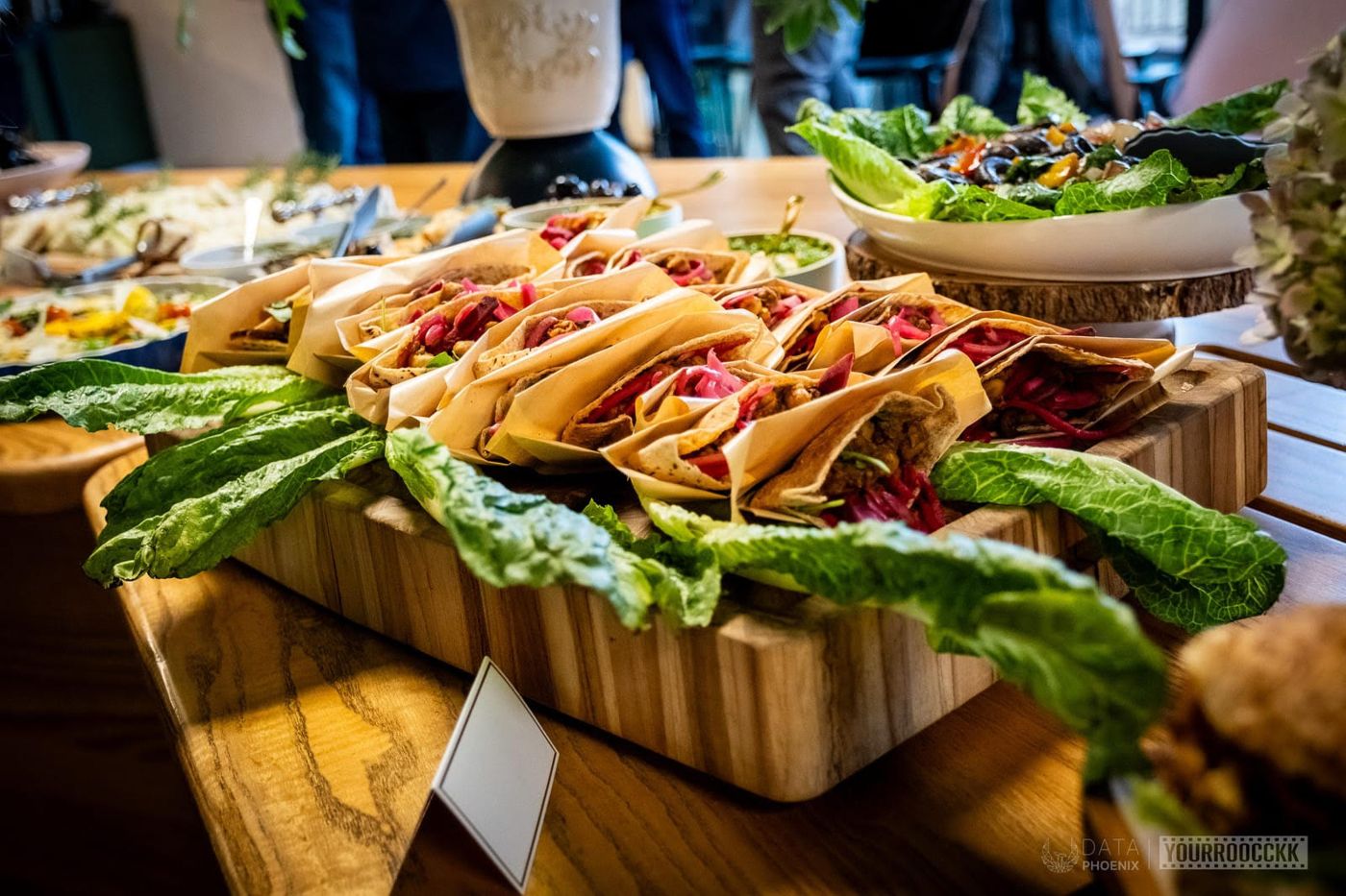 The taco bar